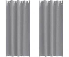 Užuolaidos su žiedais, blokuojančios šviesą 2 pcs