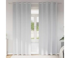 Užuolaidos su žiedais, blokuojančios šviesą 2 pcs