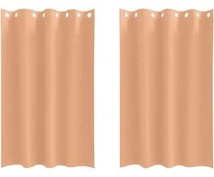 Užuolaidos su žiedais, blokuojančios šviesą 2 pcs