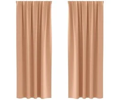 Užuolaidos su žiedais, blokuojančios šviesą 2 pcs