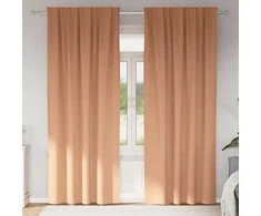 Užuolaidos su žiedais, blokuojančios šviesą 2 pcs
