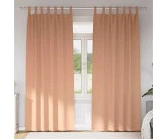 Užuolaidos su žiedais, blokuojančios šviesą 2 pcs