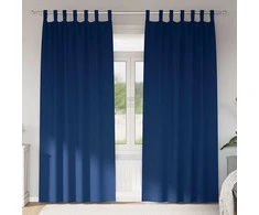 Užuolaidos su žiedais, blokuojančios šviesą 2 pcs