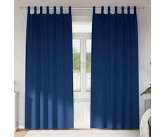 Užuolaidos su žiedais, blokuojančios šviesą 2 pcs