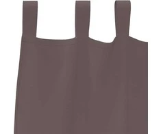 Užuolaidos su žiedais, blokuojančios šviesą 2 pcs Tamsiai rudas