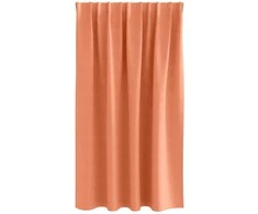 Užuolaidos su žiedais, blokuojančios šviesą 2 pcs Terakotos