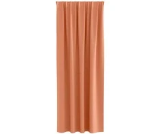 Užuolaidos su žiedais, blokuojančios šviesą 2 pcs Terakotos