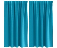 Užuolaidos su žiedais, blokuojančios šviesą 2 pcs Turkio