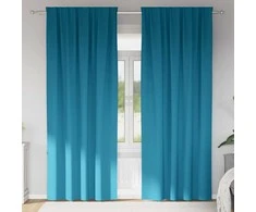 Užuolaidos su žiedais, blokuojančios šviesą 2 pcs Turkio