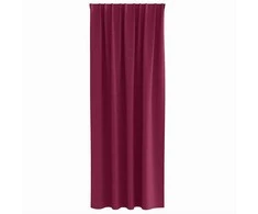 Užuolaidos su žiedais, blokuojančios šviesą 2 pcs Vyno raudona