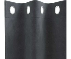 Užtemdymo užuolaidos 2 pcs Šviesiai pilka 140 x 260 cm Aksomas