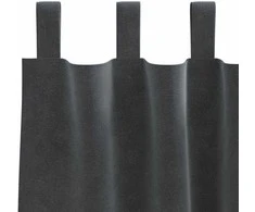 Užtemdymo užuolaidos 2 pcs Šviesiai pilka 140 x 260 cm Aksomas