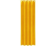 Užtemdymo užuolaidos 2 pcs Garučių geltona 140 x 260 cm Aksomas