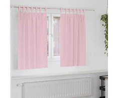 Užuolaidos su žiedais, blokuojančios šviesą 2 pcs