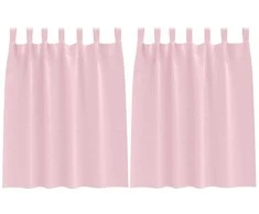 Užuolaidos su žiedais, blokuojančios šviesą 2 pcs