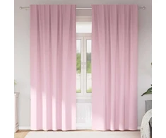 Užuolaidos su žiedais, blokuojančios šviesą 2 pcs