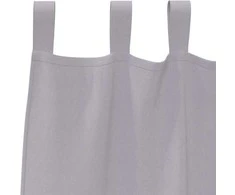 Užuolaidos su žiedais, blokuojančios šviesą 2 pcs Metalo pilka