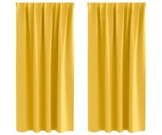 Užuolaidos su žiedais, blokuojančios šviesą 2 pcs