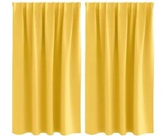 Užuolaidos su žiedais, blokuojančios šviesą 2 pcs