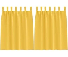 Užuolaidos su žiedais, blokuojančios šviesą 2 pcs