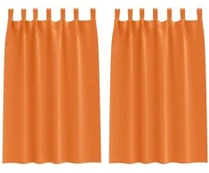 Užuolaidos su žiedais, blokuojančios šviesą 2 pcs