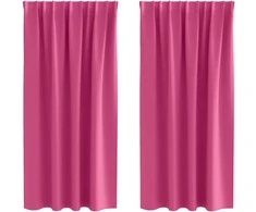 Užuolaidos su žiedais, blokuojančios šviesą 2 pcs