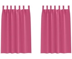 Užuolaidos su žiedais, blokuojančios šviesą 2 pcs