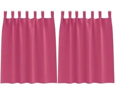 Užuolaidos su žiedais, blokuojančios šviesą 2 pcs