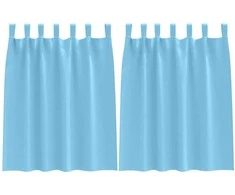 Užuolaidos su žiedais, blokuojančios šviesą 2 pcs