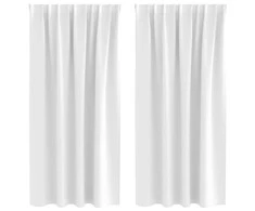 Užuolaidos su žiedais, blokuojančios šviesą 2 pcs