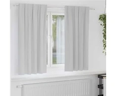 Užuolaidos su žiedais, blokuojančios šviesą 2 pcs