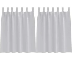 Užuolaidos su žiedais, blokuojančios šviesą 2 pcs