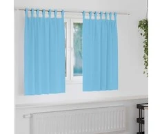 Užuolaidos su žiedais, blokuojančios šviesą 2 pcs