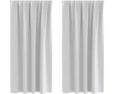 Užuolaidos su žiedais, blokuojančios šviesą 2 pcs