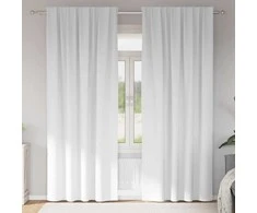 Užuolaidos su žiedais, blokuojančios šviesą 2 pcs