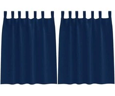 Užuolaidos su žiedais, blokuojančios šviesą 2 pcs