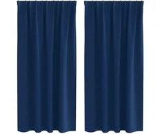 Užuolaidos su žiedais, blokuojančios šviesą 2 pcs