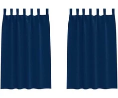 Užuolaidos su žiedais, blokuojančios šviesą 2 pcs