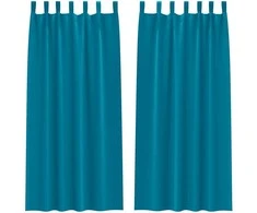 Užuolaidos su žiedais, blokuojančios šviesą 2 pcs Turkio