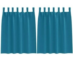 Užuolaidos su žiedais, blokuojančios šviesą 2 pcs Turkio