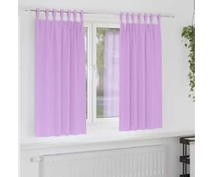 Užuolaidos su žiedais, blokuojančios šviesą 2 pcs Violetinė