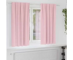 Užuolaidos su žiedais, blokuojančios šviesą 2 pcs