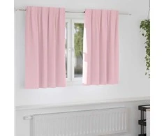 Užuolaidos su žiedais, blokuojančios šviesą 2 pcs