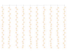 Užuolaidų girlianda 200 LED Šilta balta 300 x 200 cm