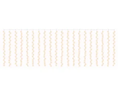 Užuolaidų girlianda 400 LED Šilta balta 600 x 200 cm