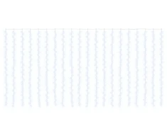 Užuolaidų girlianda Skaidrus 600 x 300 cm PVC 600 LED