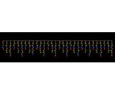 Užuolaidų girliandos 210 LED Įvairių spalvų 500 x 72 cm