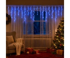 Užuolaidų girliandos 798 LED Mėlyna 2000 x 72 cm