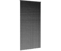 Vabzdžių užuolaida durims, tamsiai pilka, 90x220 cm, bambukas