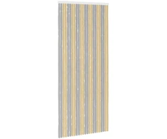 Vabzdžių Užuolaida iš Chenille Pilka ir smėlinė 100 x 230 cm